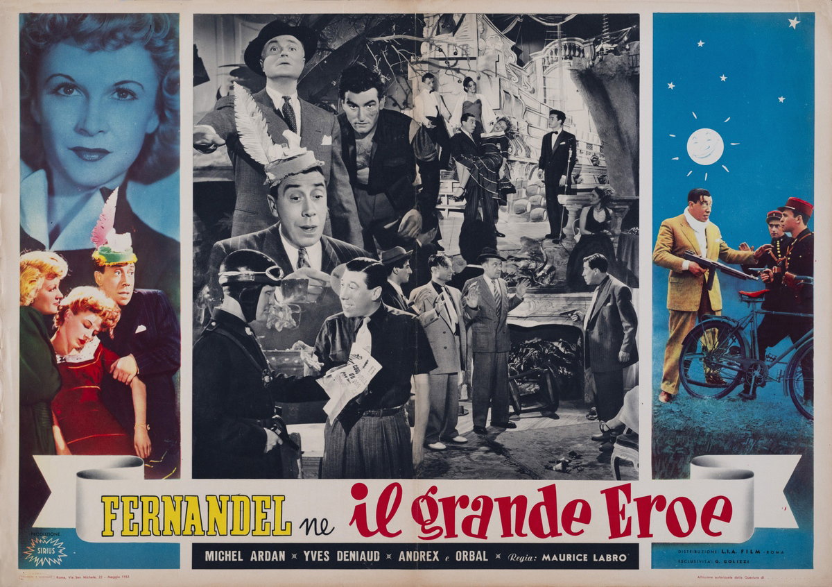 Fotobusta 2 per il film Il grande eroe (1949)