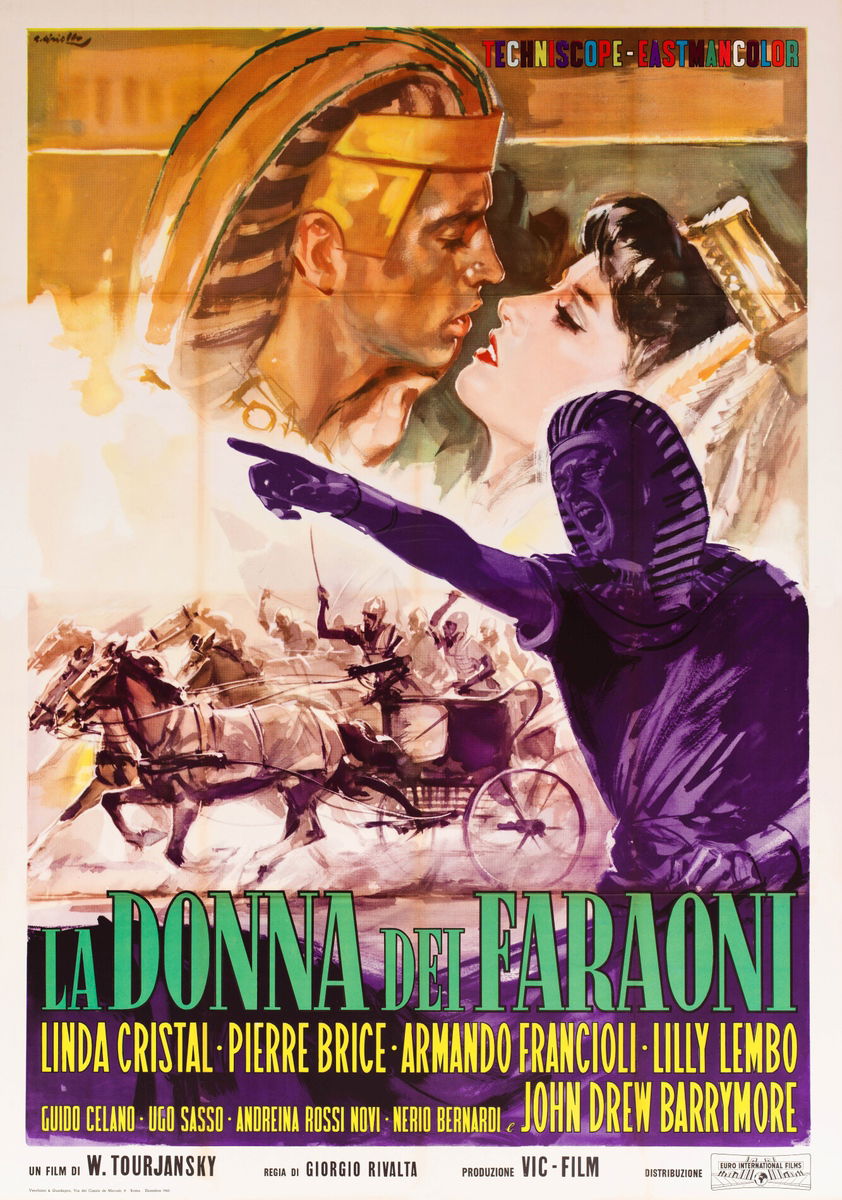 La donna dei faraoni - Manifesto 1