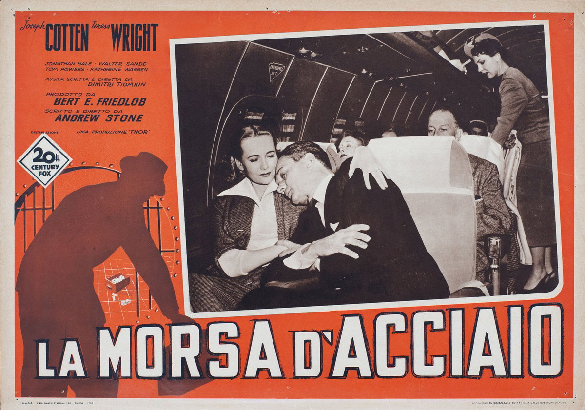 Fotobusta 2 per il film La morsa d'acciaio (1952)