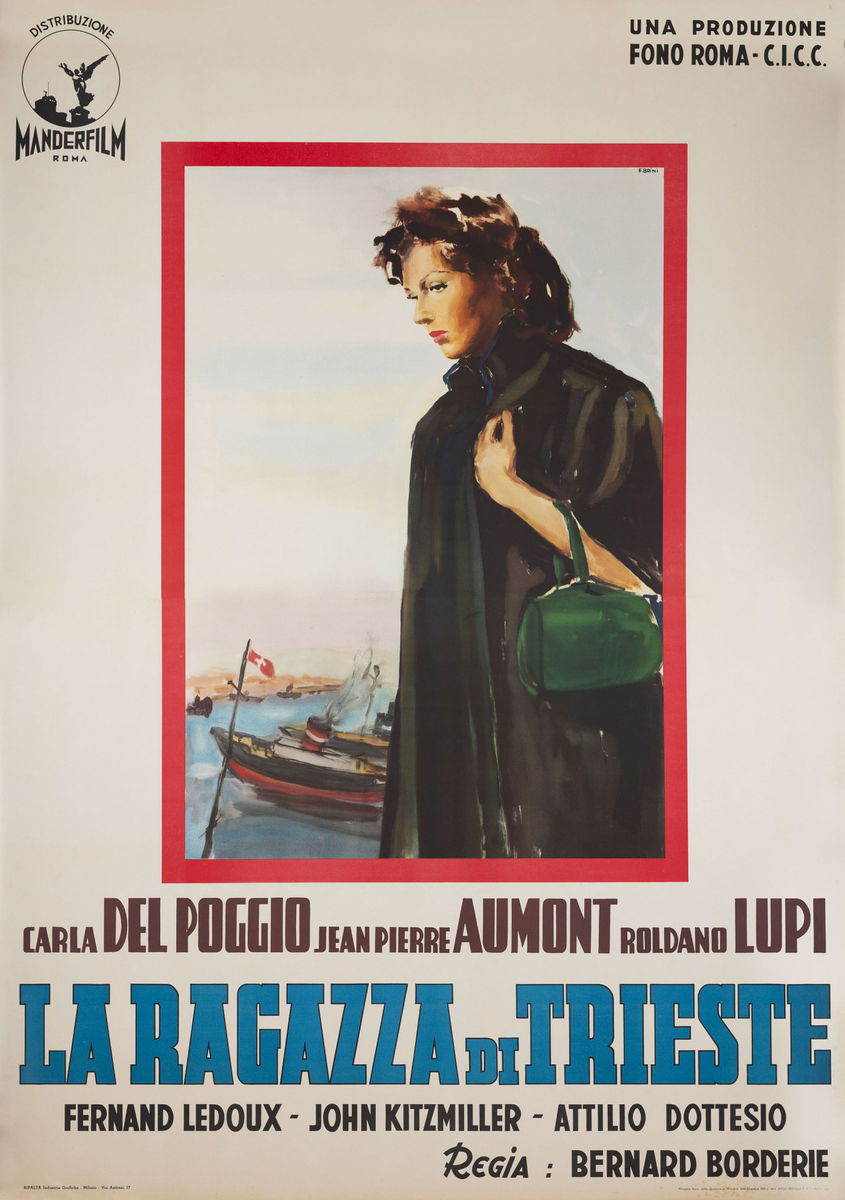 La ragazza di Trieste - Manifesto 2