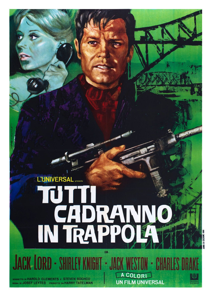 Manifesto 2 per il film Tutti cadranno in trappola (1968)