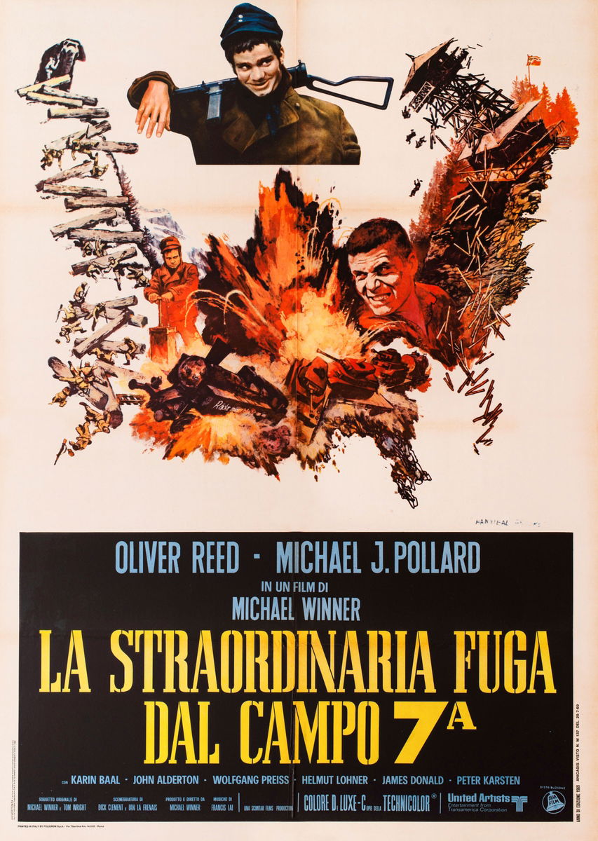 La straordinaria fuga dal campo 7A - Manifesto 1