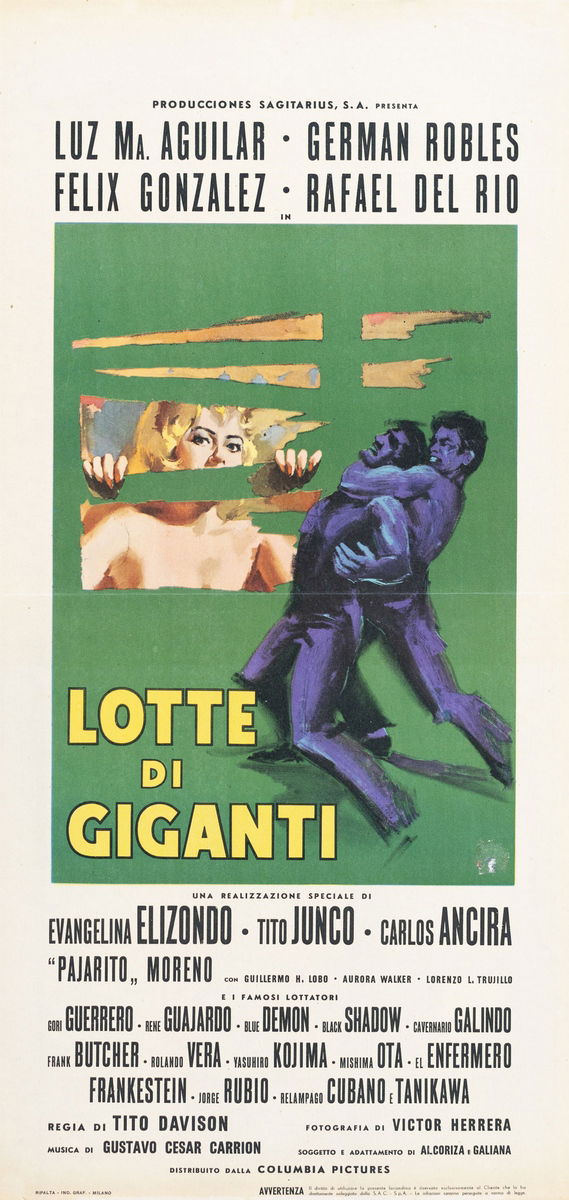 La furia del ring - Lobby Card 1