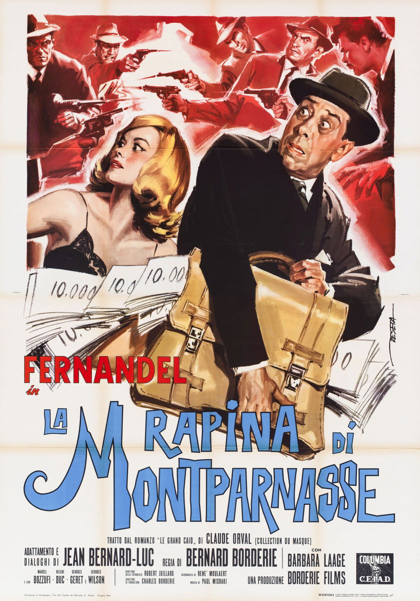 La rapina di Montparnasse - Manifesto 1
