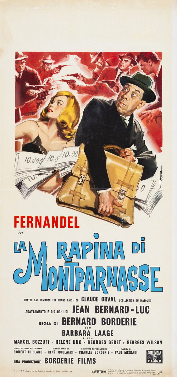 La rapina di Montparnasse - Locandina 1