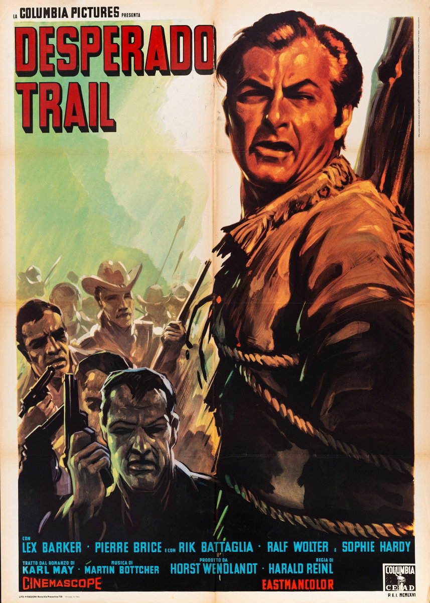 Manifesto 2 per il film Desperado Trail (1965)