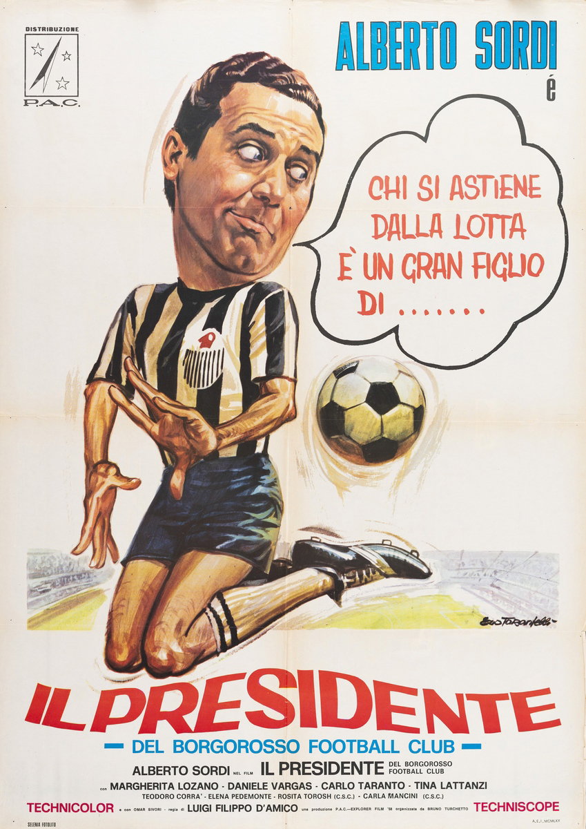Il presidente del Borgorosso Football Club - Manifesto 2