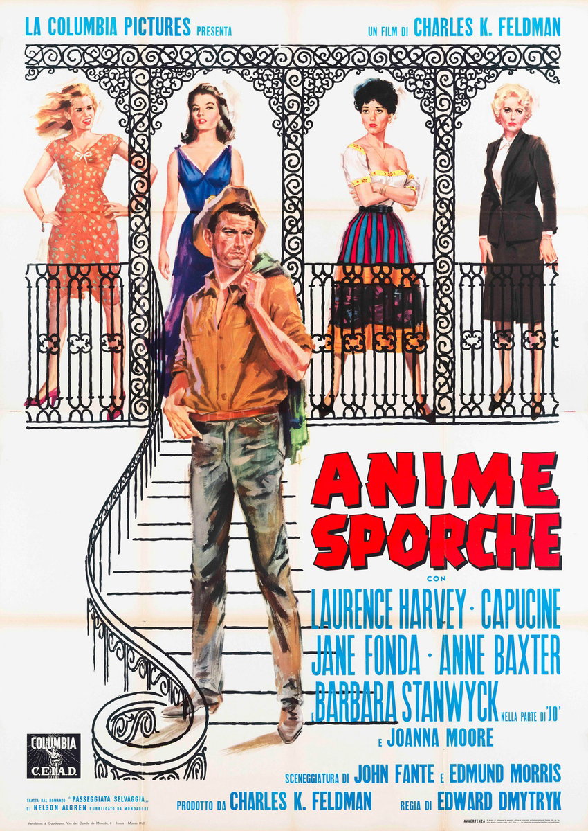 Manifesto 2 per il film Anime sporche (1962)