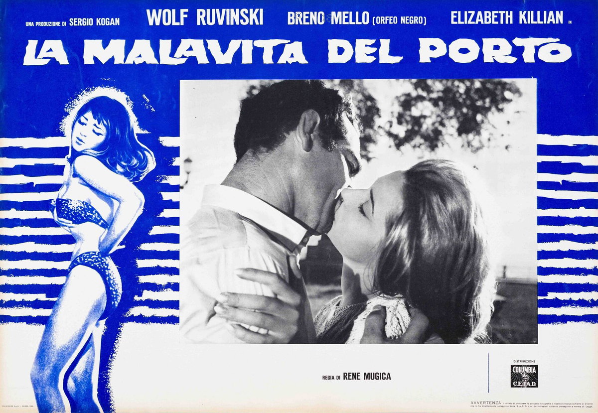 Fotobusta 2 per il film La malavita del porto (1963)