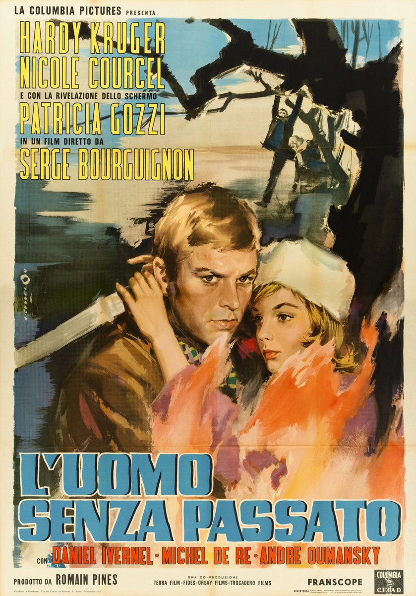 Poster 2 for the film Sundays and Cybele (1962), painted by Angelo Cesselon