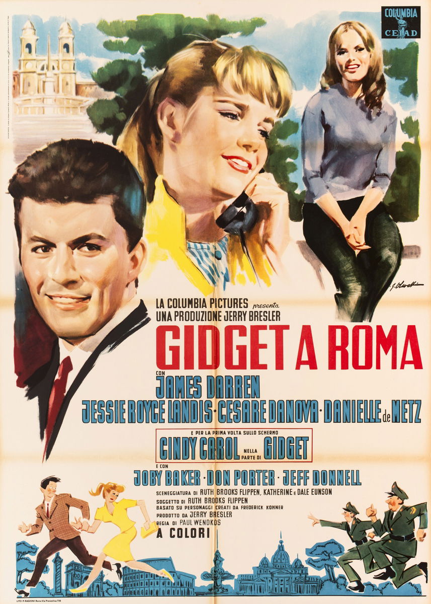 Gidget a Roma - Manifesto 1