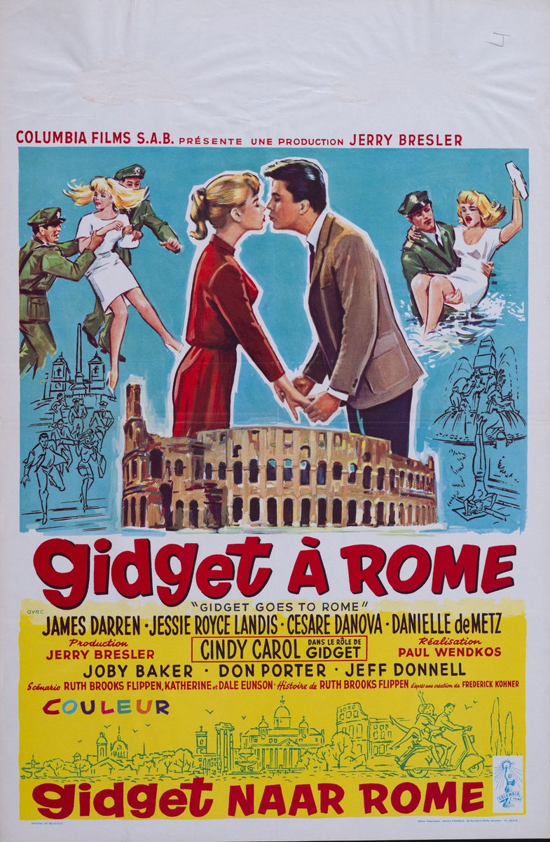 Gidget Goes to Rome - Fotobusta 1