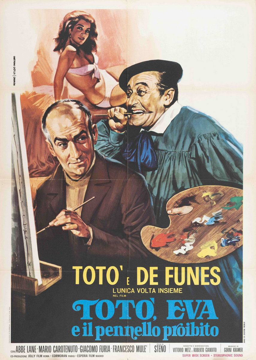 Totò, Eva e il pennello proibito - Manifesto 2