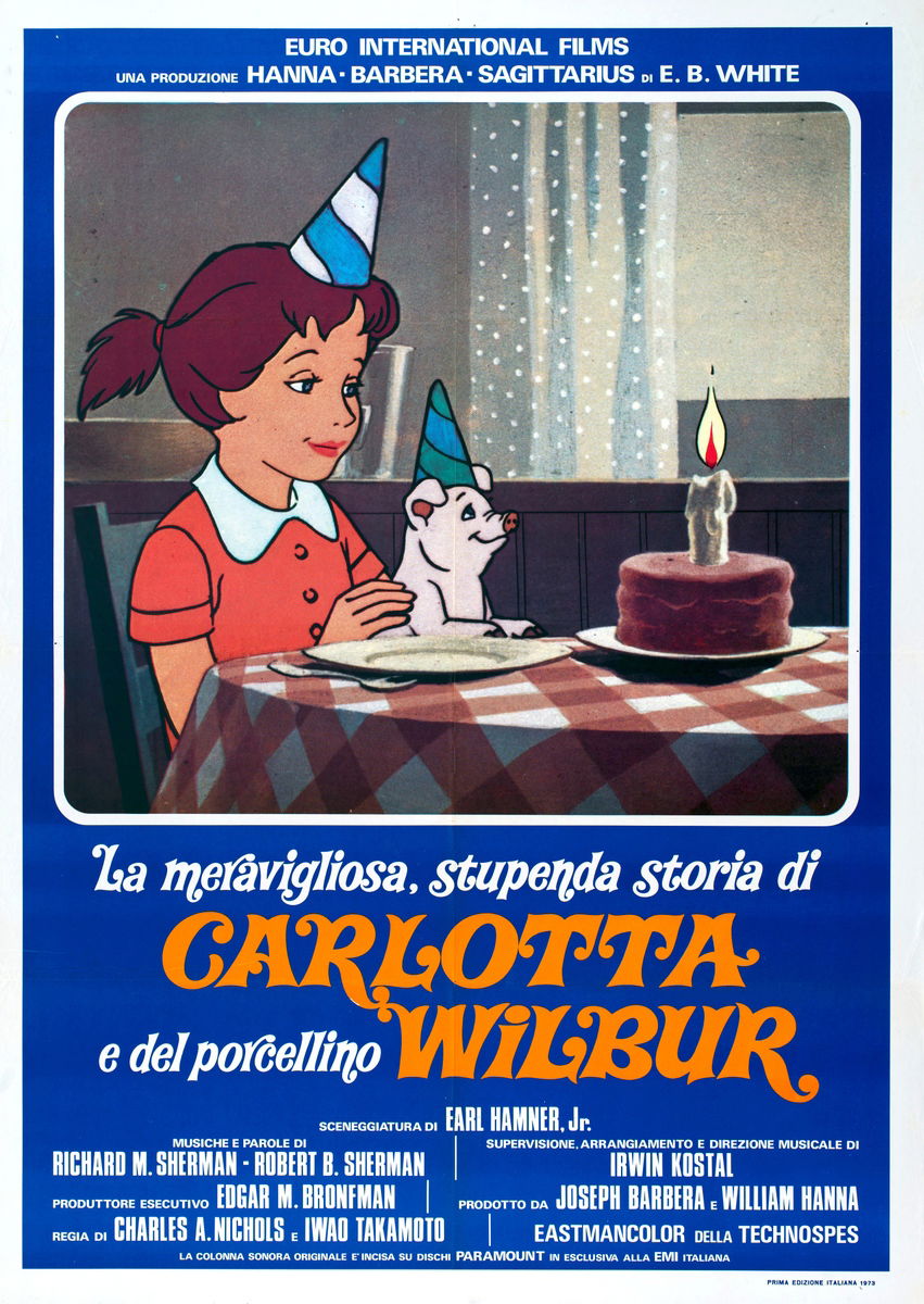 La meravigliosa, stupenda storia di Carlotta e del porcellino Wilbur - Manifesto 1