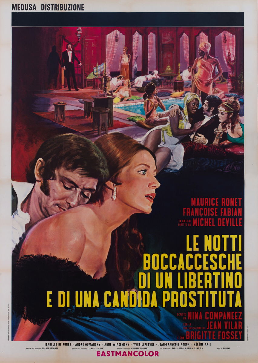 Le notti boccaccesche di un libertino e di una candida prostituta - Manifesto 1