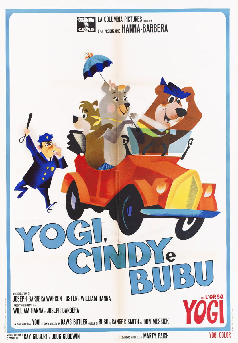 Yogi, Cindy e Bubu - Manifesto 1