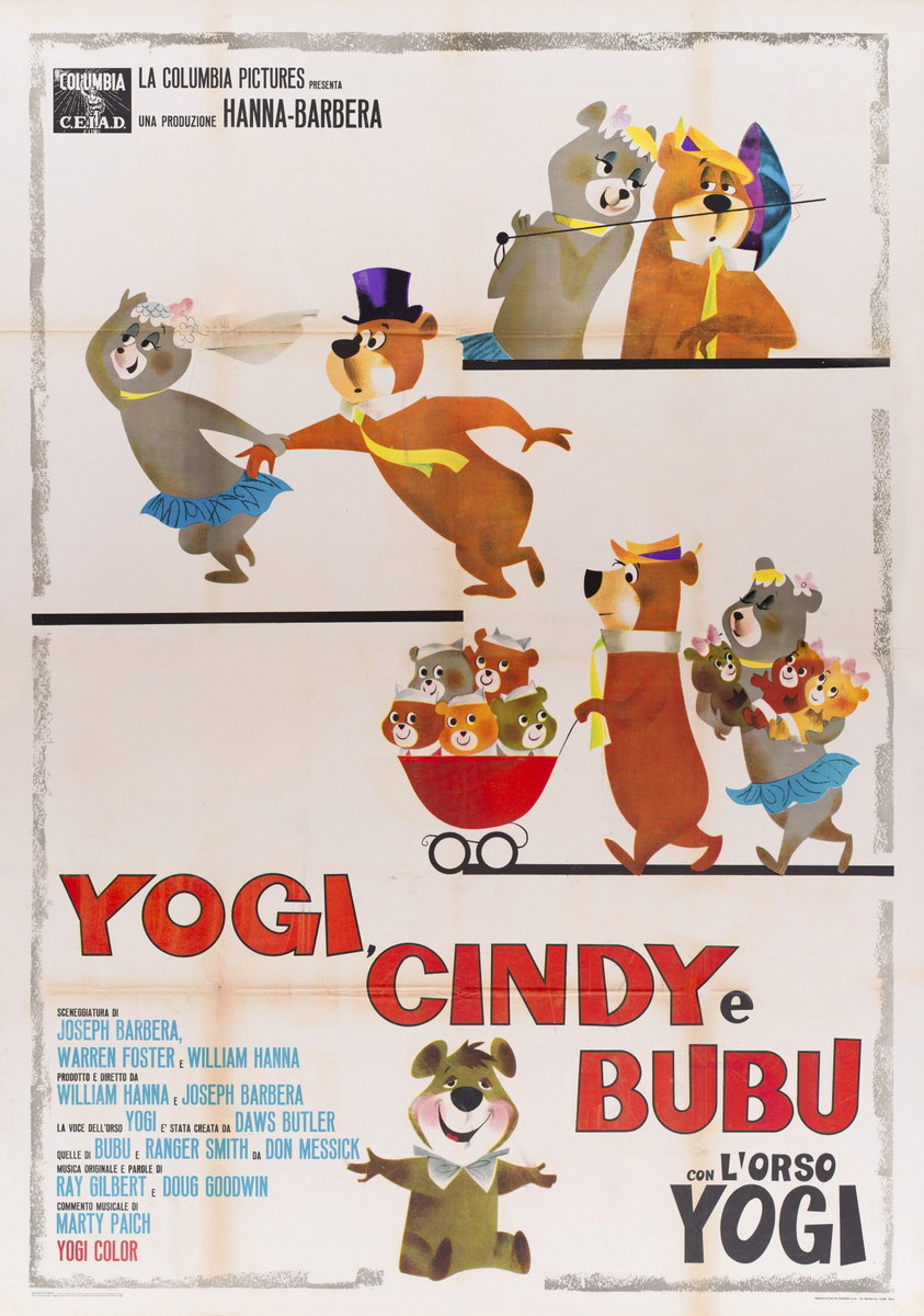 Poster 2 for the film Hey There, It's Yogi Bear! (1964)