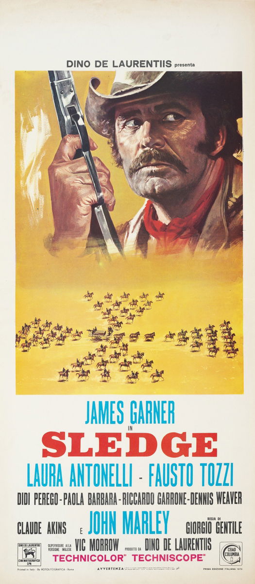 A Man Called Sledge - Lobby Card 1