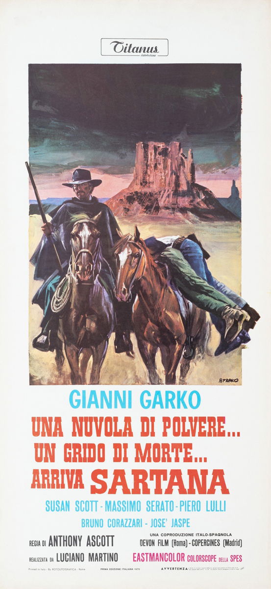 Una nuvola di polvere... un grido di morte... arriva Sartana - Lobby Card 1