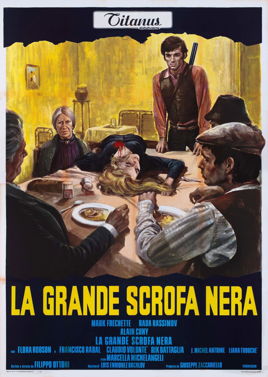 Poster 2 for the film The Big Black Sow (1971)
