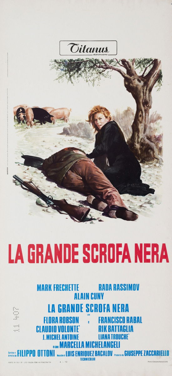 The Big Black Sow - Lobby Card 1