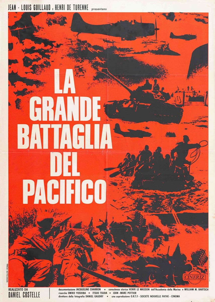 La grande battaglia del Pacifico - Manifesto 1