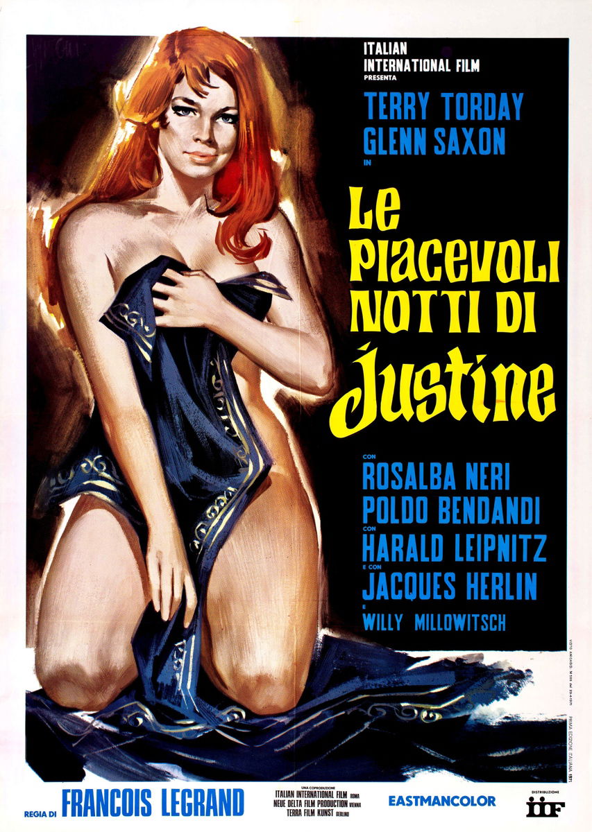Le piacevoli notti di Justine - Manifesto 1