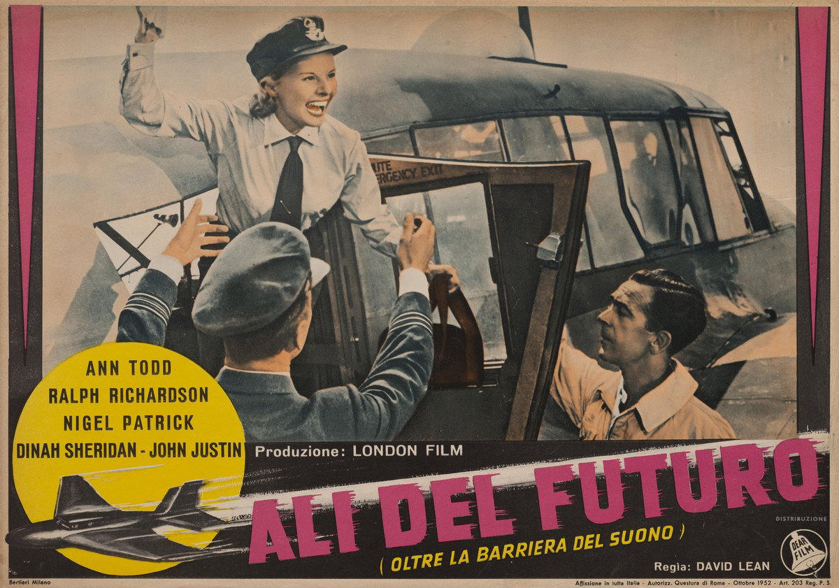 Fotobusta 3 per il film Ali del futuro (1952)