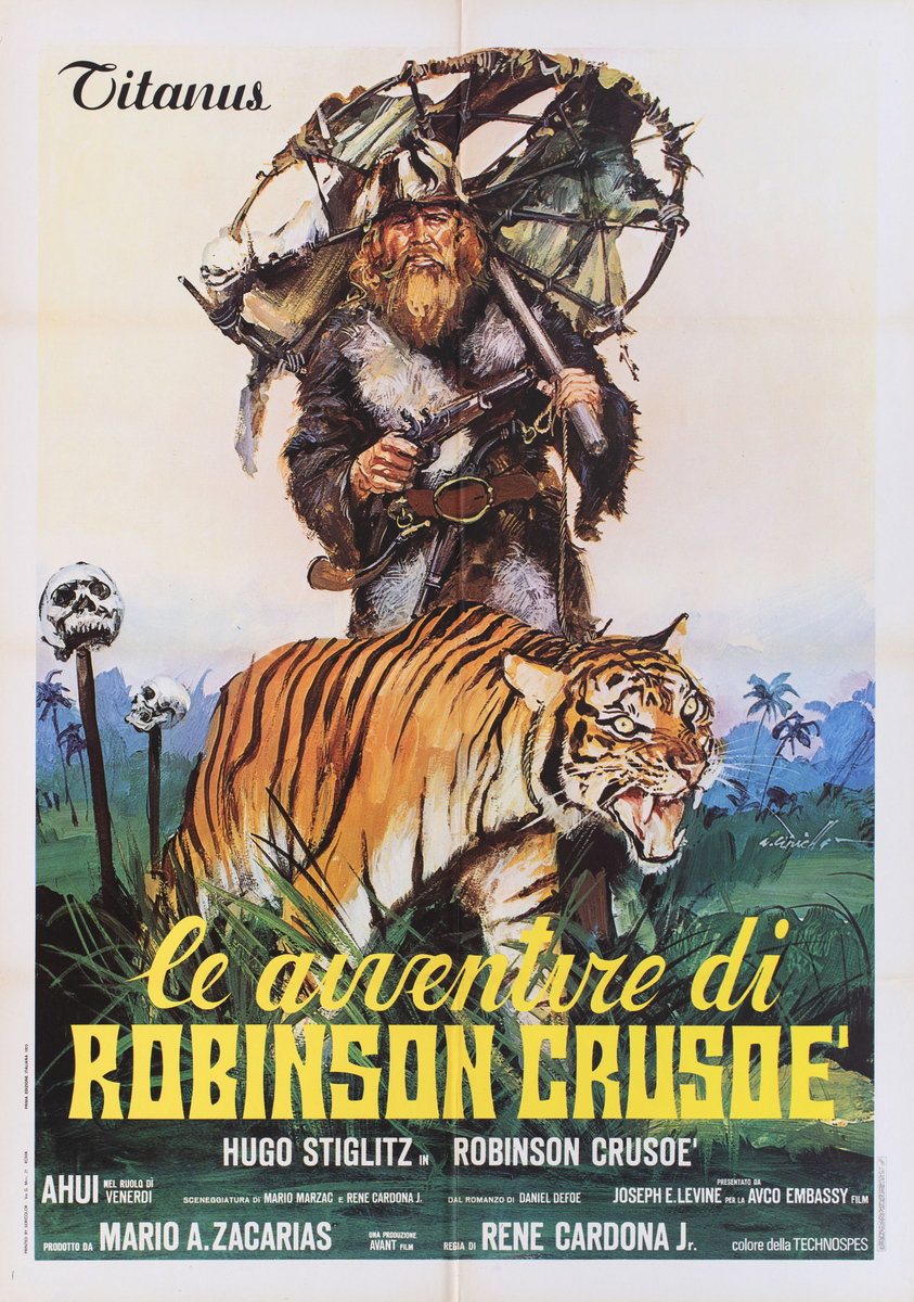 Poster 2 for the film The Enchanted Island (1973), painted by Averardo Ciriello