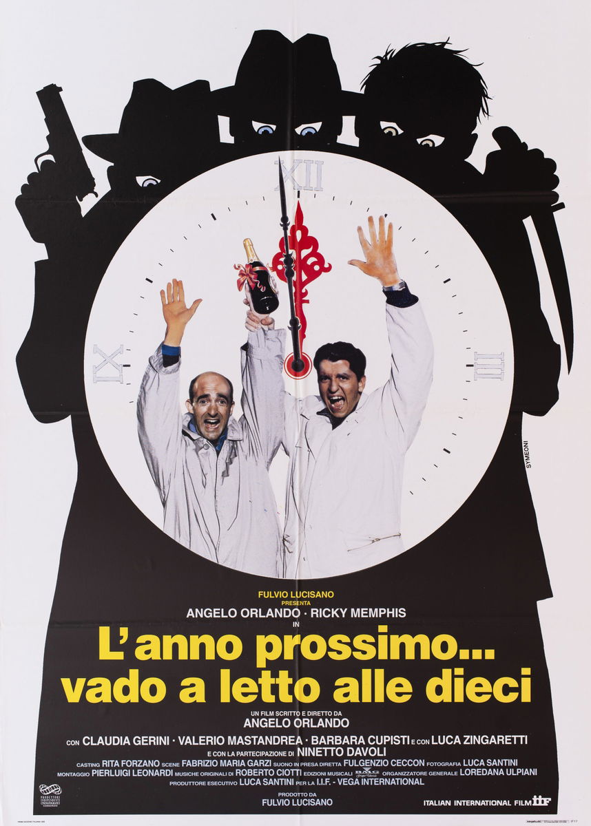 L'anno prossimo... vado a letto alle dieci - Manifesto 1