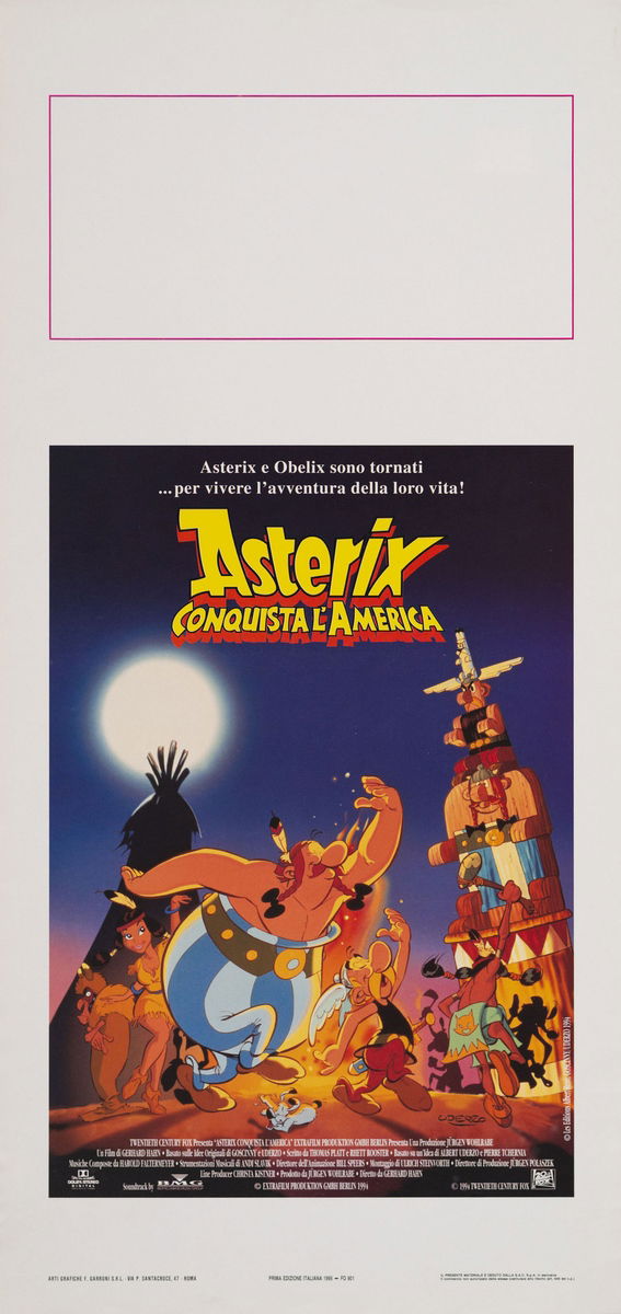 Asterix conquista l'America - Locandina 1