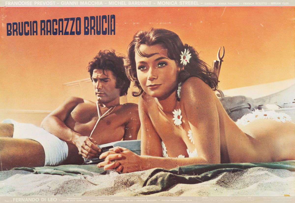 Brucia, ragazzo, brucia - Fotobusta 1