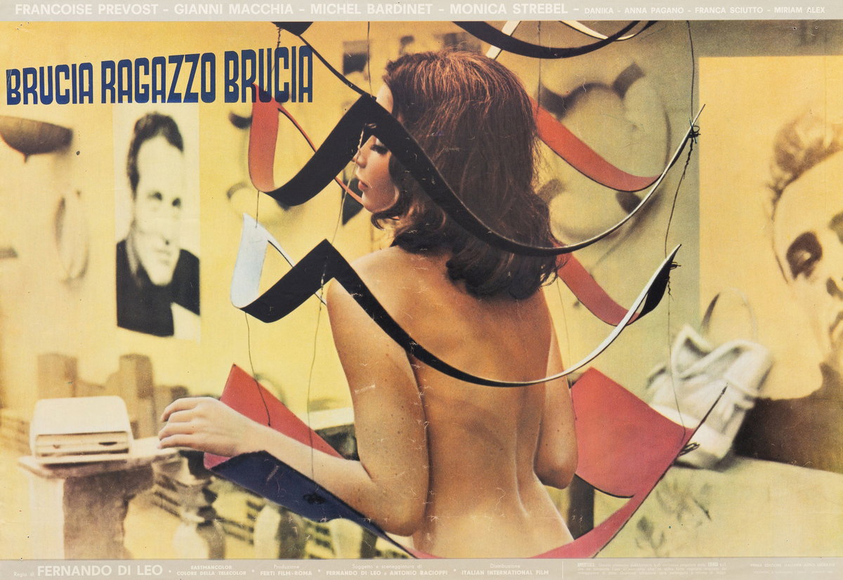 Lobby Card 2 for the film A Woman on Fire (1969)