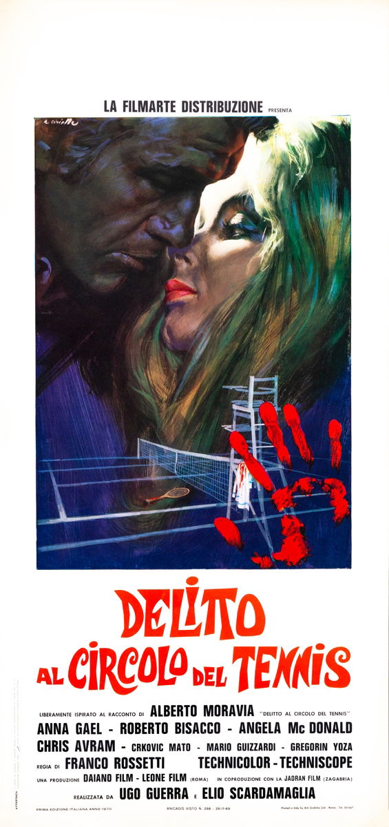 Delitto al circolo del tennis - Locandina 1
