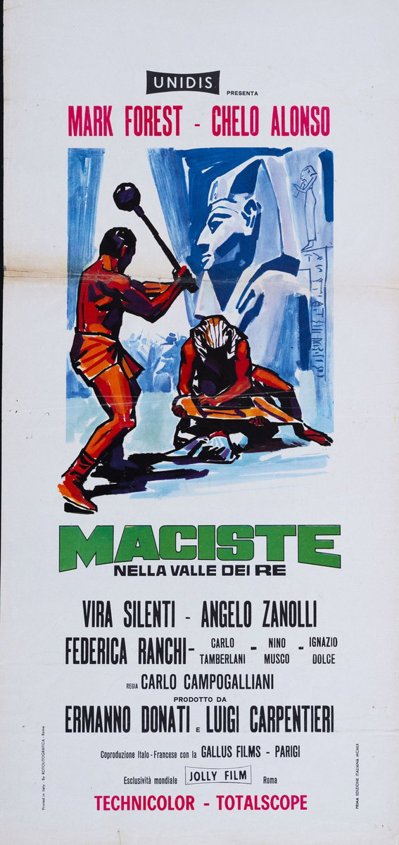 Locandina 2 per il film Maciste nella valle dei Re (1960)