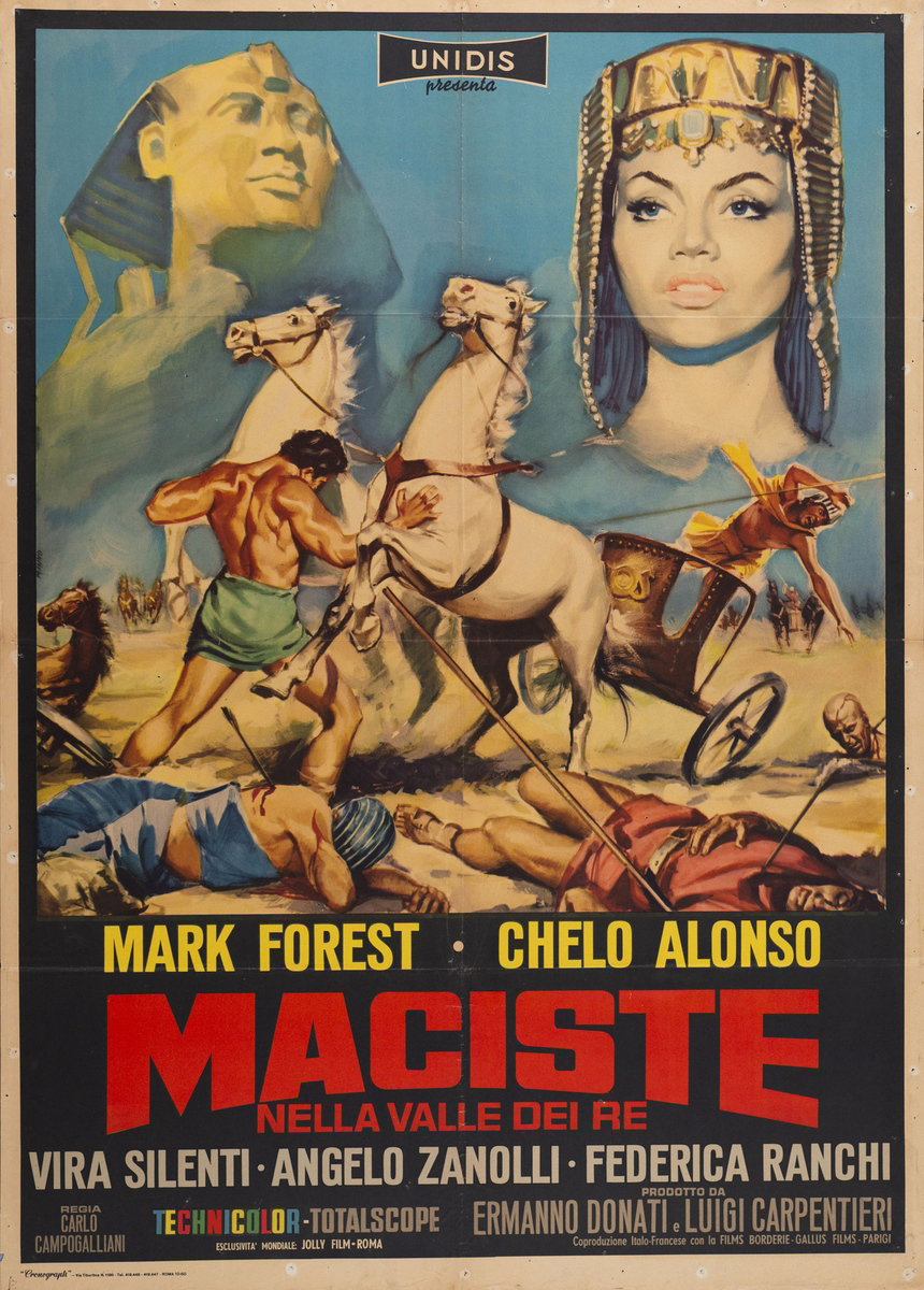 Maciste nella valle dei Re - Manifesto 2