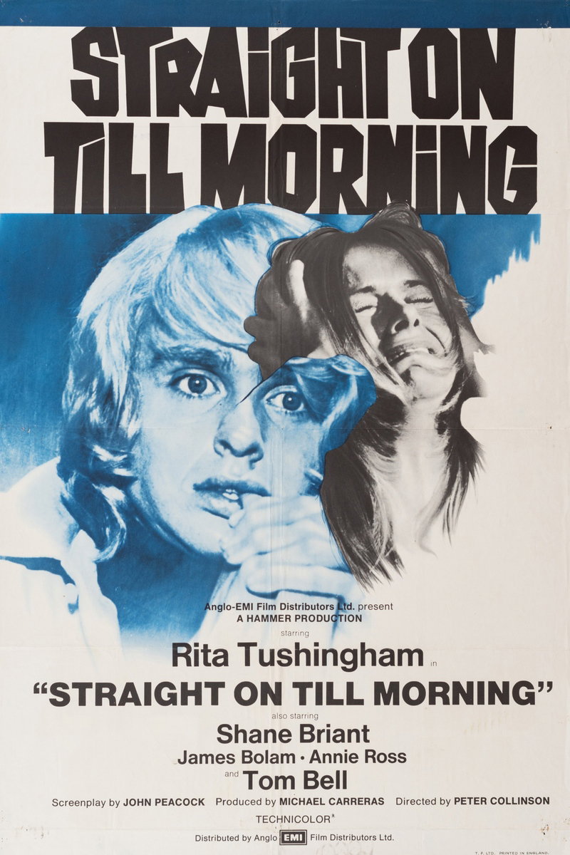 Poster 3 for the film Straight On Till Morning (1972)