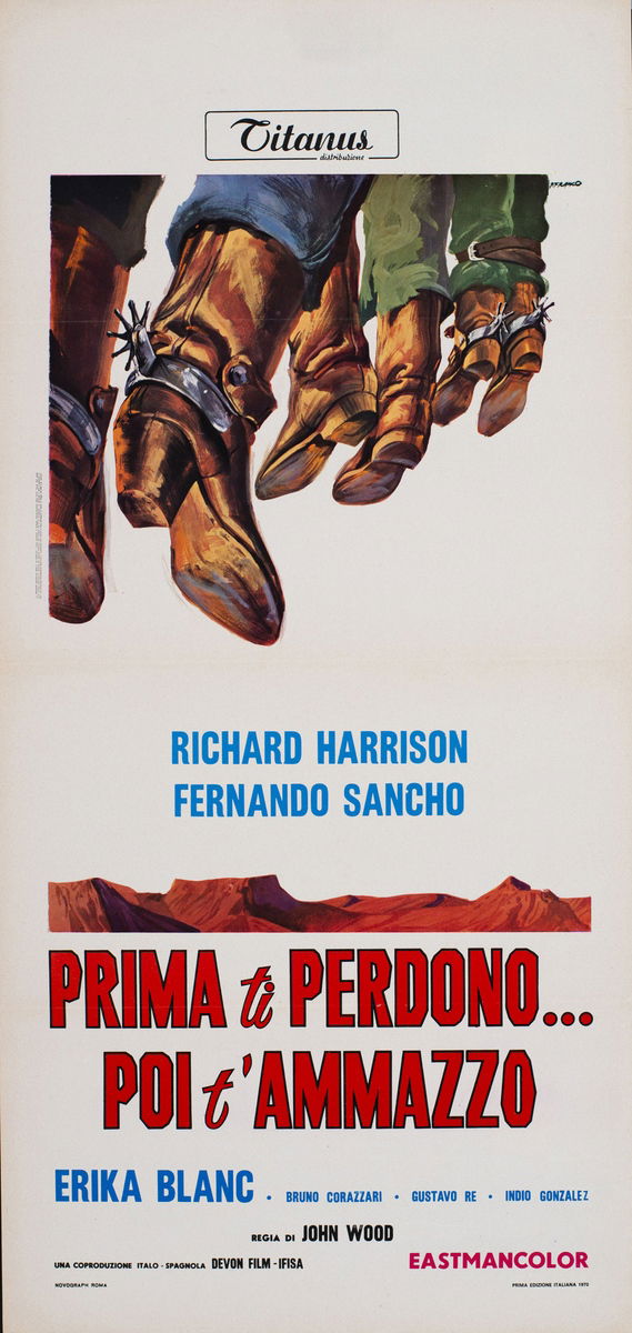 Prima ti perdono... poi t'ammazzo - Lobby Card 1