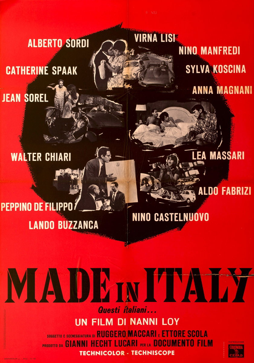 Poster 2 for the film Made in Italy (1965)