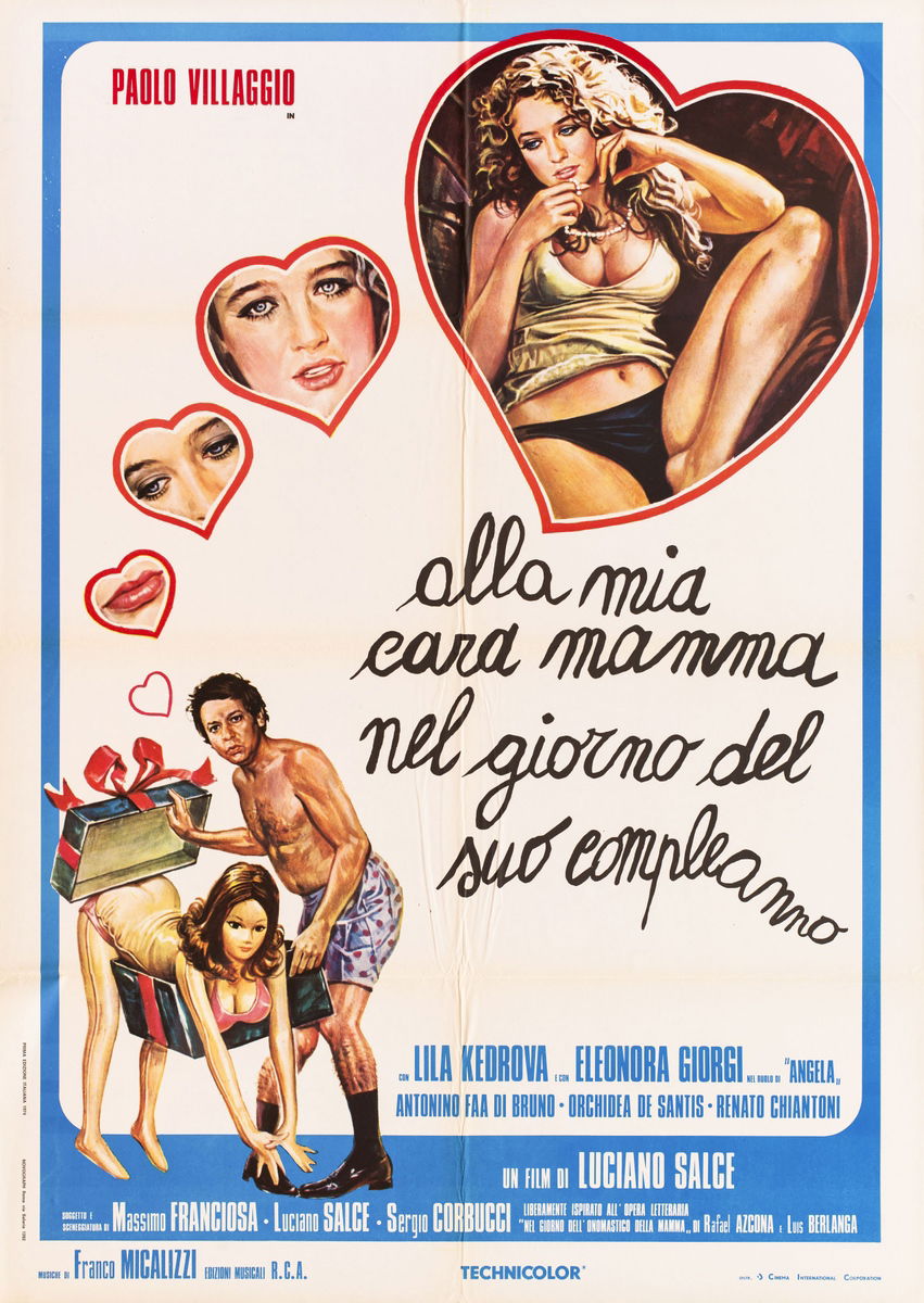 Alla mia cara mamma nel giorno del suo compleanno - Manifesto 1