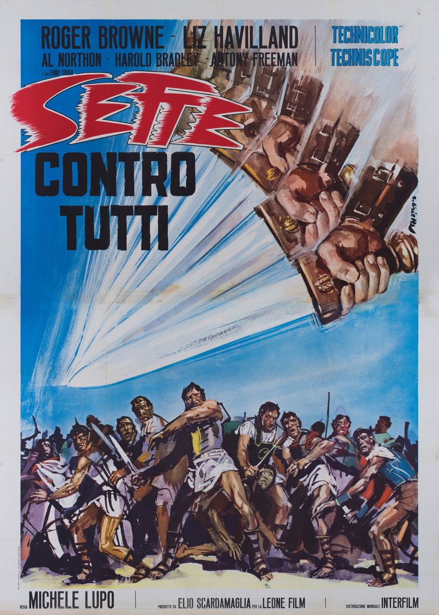 Seven Rebel Gladiators - Poster 1