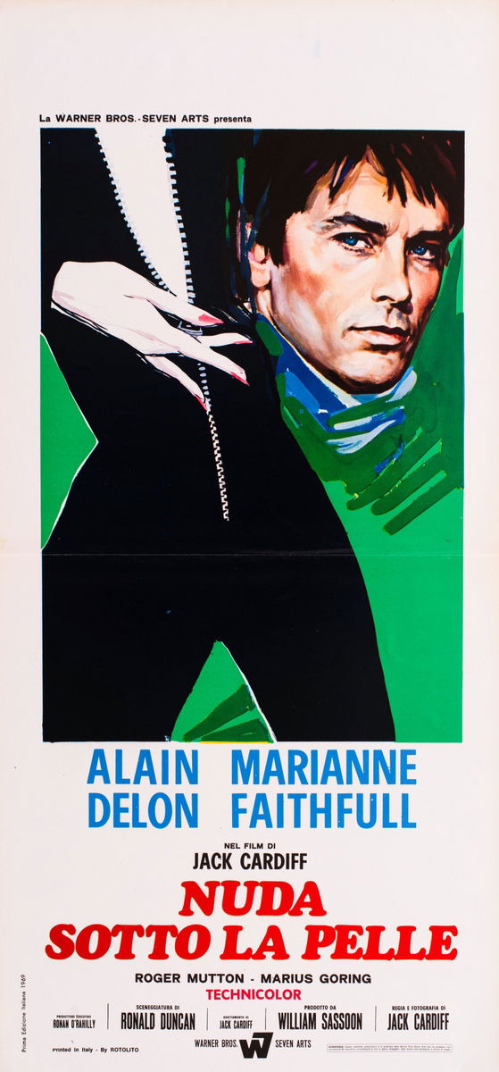 The Girl on a Motorcycle - Lobby Card 1