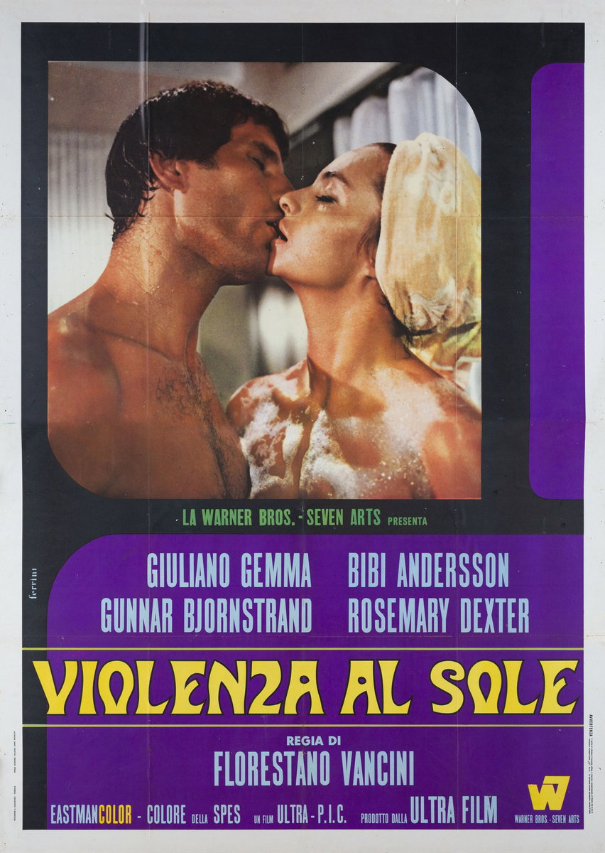 Poster 2 for the film Blow Hot, Blow Cold (1969), painted by Renato Ferrini