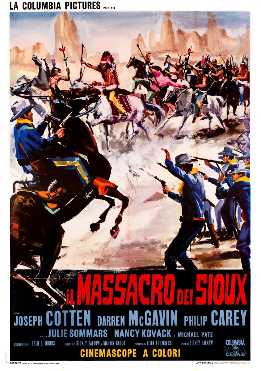 Poster 2 for the film The Great Sioux Massacre (1965)