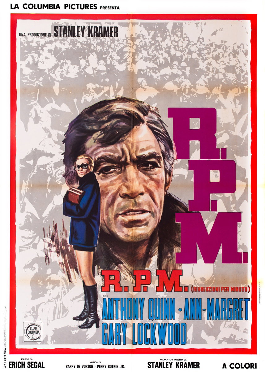 Poster 2 for the film R.P.M. (1970)