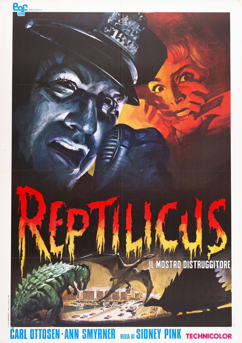 Poster 2 for the film Reptilicus (1961)