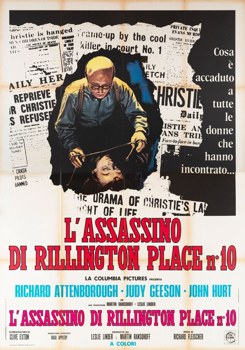 Manifesto 2 per il film L'assassino di Rillington Place n. 10 (1971)
