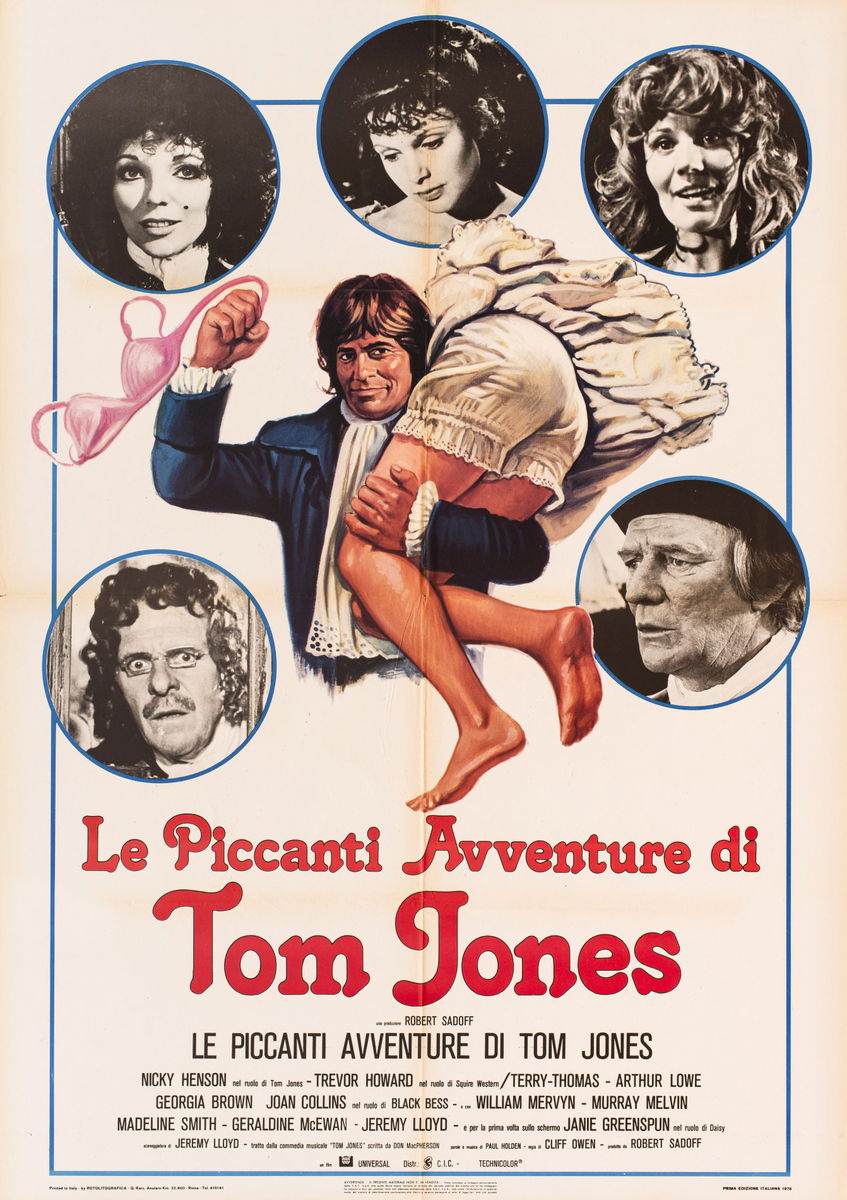 Le piccanti avventure di Tom Jones - Manifesto 1