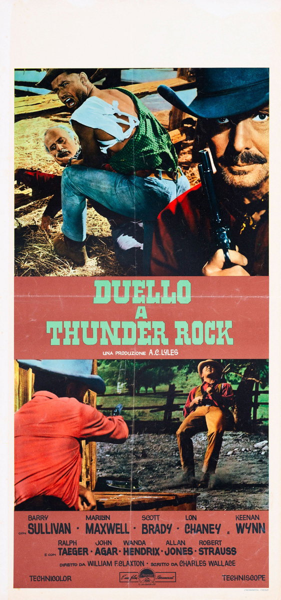 Stage to Thunder Rock - Lobby Card 1