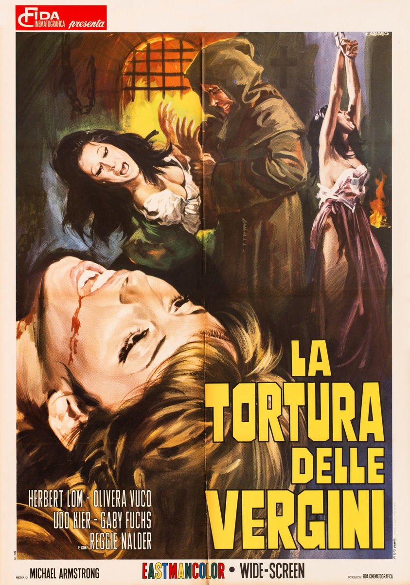 La tortura delle vergini - Manifesto 1